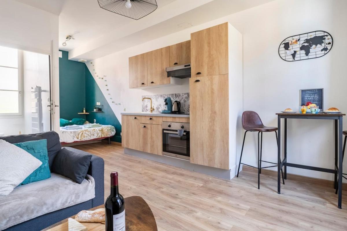 Le Vin Quatre - Studio Avec Vue Dordogne Et Parking Privatif Bergerac Buitenkant foto